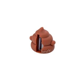 Apontador Emborrachado Cocô Poop BRW - Display 16 Und