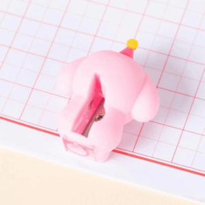 Apontador Emborrachado Cachorrinho Rosa