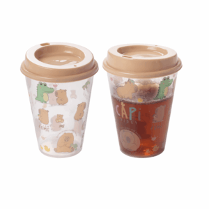 Copo Capivara c/ Tampa Bico 270 ML - PLASÚTIL - UND