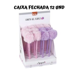 Caneta Esferográfica Apagável 0.7mm Pompom - BRW - CX 12 UND