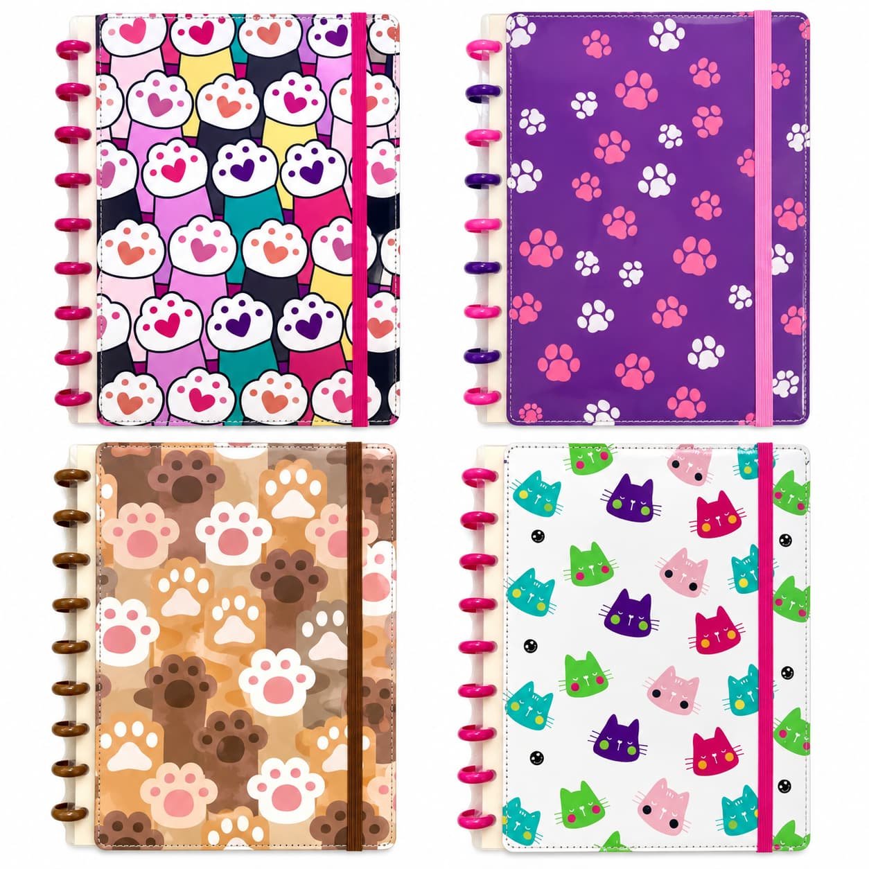 Caderno de Disco Pets 9 Discos 18x24,3cm 80 fls - Skypaper