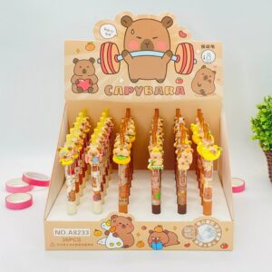 Caneta Apagável Clic Luxo Capivara - Cx 36 Und