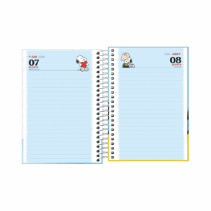 Agenda Espiral Diária 12,9 x 18,7 cm SNOOPY - TILIBRA - UND