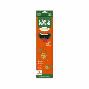 Lápis Preto 2B Leo e Leo - Cx 12 Und