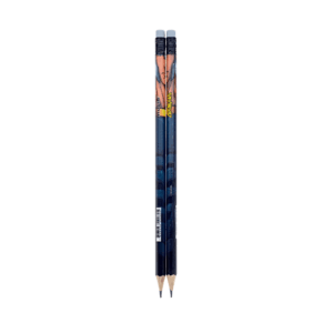 Lápis Preto HB c/ Borracha Avengers MOLIN - Pote 48 Und