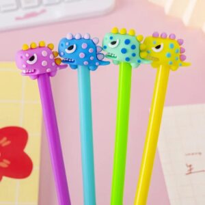 Caneta Fofa Dinossauro Angry - Pacote 6 Und