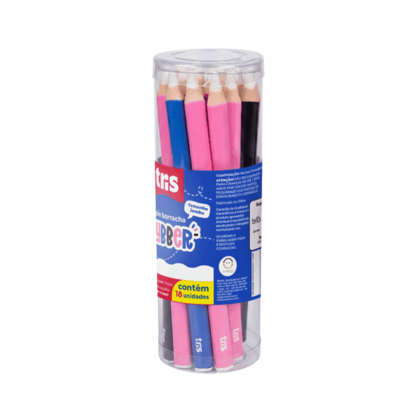 Lápis Borracha Jumbo Triangular Rubber - TRIS - UND