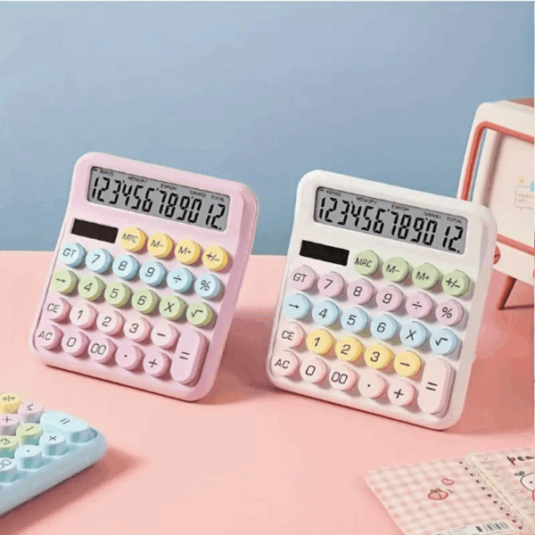 Calculadora de Mesa Vintage c/ Fonte Interna + Visor Luz