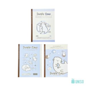 Caderno A5 Brochura Pautado Pookie Time 14,5x21cm - UNISO - UND