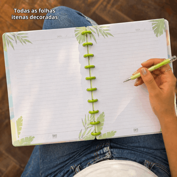 Caderno de Disco BRASILIDADES  20x26cm 10 Discos 80 Flhs- TOKYO DESIGN - UND
