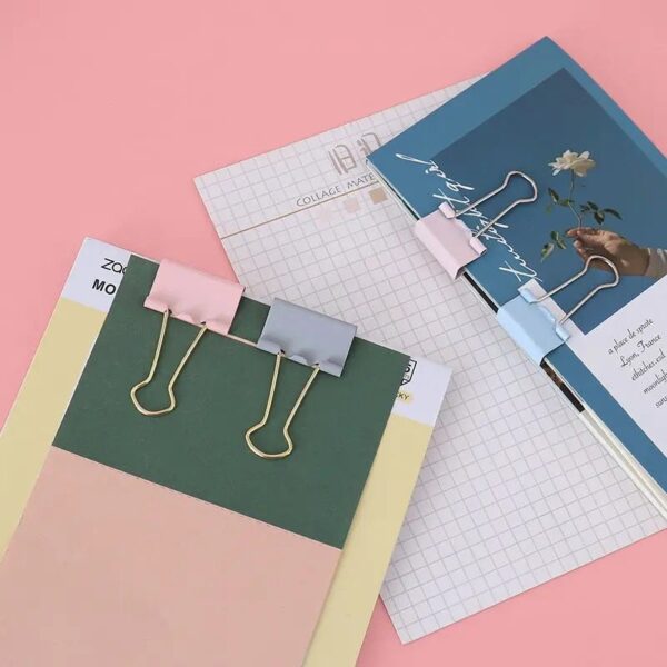 Kit Prendedor de Papel Pastel - Cx 15 Und