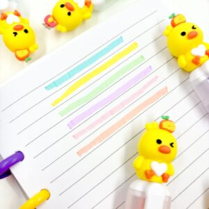 Marca Texto Patinho 6 Cores