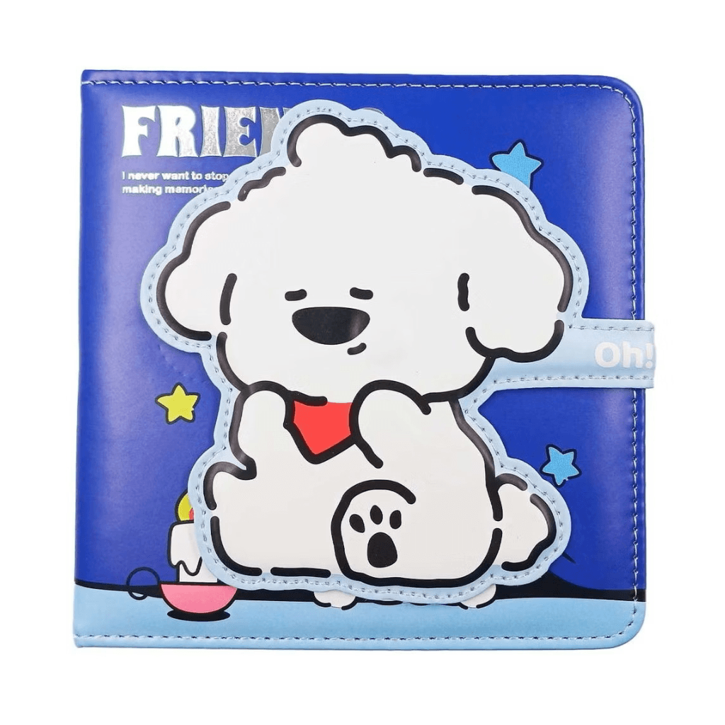 Mini Caderno LUXO c/ Fechamento Happy Doggy - IMPORTADO - UND