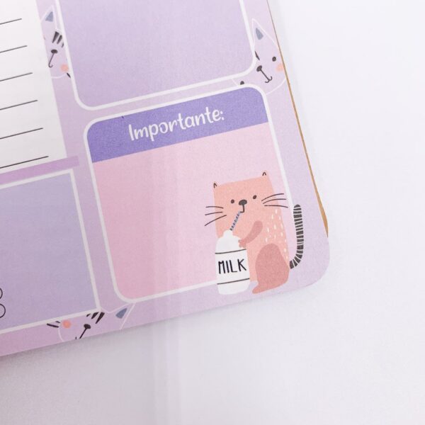 Planner com Espiral Fofuras 52 Fls 188 x 125mm Importado