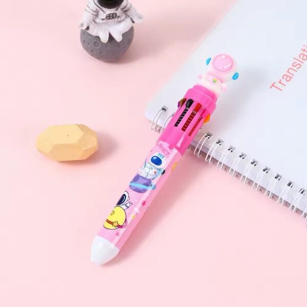Caneta 10 Cores Astronauta Color - UND