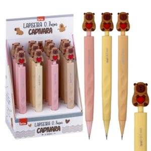 Lapiseira Plástica 0,7 mm Capivara - BRW - CX 12 UND