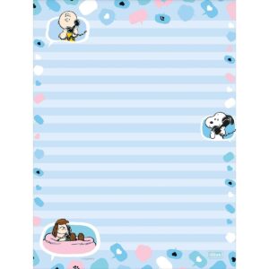 Caderno Colado Papel de Carta SNOOPY 48 Fls - TILIBRA - UND