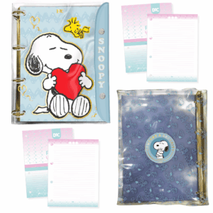 Fichário Universitário PVC Cristal 10 Divisórias Snoopy 192 fls - DAC