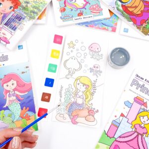 Livro Pintura Aquarela com Pincel 12 Folhas