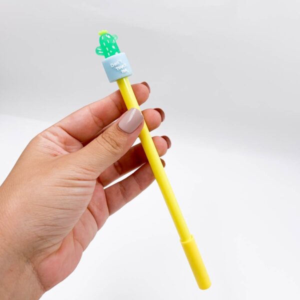 Caneta Fofa Cactus Potinho Love - Pacote 6 Und