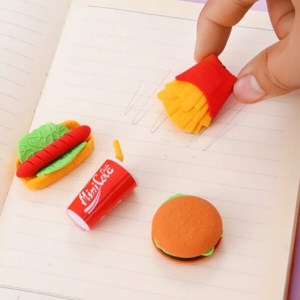 Borracha 3D Colorful Fast Food