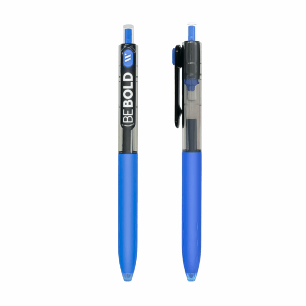 Caneta Esferográfica BE BOLD MAX Gel Retrátil Azul 0.5mm NEWPEN - UND