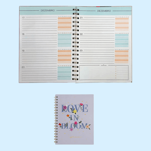 Agenda Planner Semanal A5 Liberty Lilás KAZ - UND