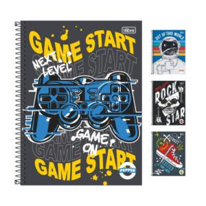 Caderno Universitário Espiral 1 M 80 fls Pepper Masculino - TILIBRA - UND