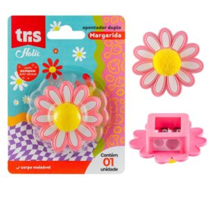 Apontador Duplo Margarida TRIS - Blister 1 Und