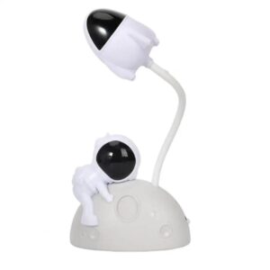 Luminária de Mesa Flexível USB Astronauta Lua