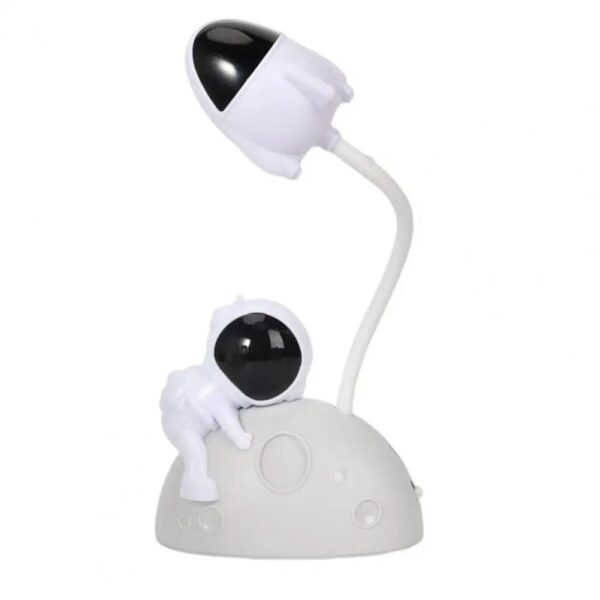 Luminária de Mesa Flexível USB Astronauta Lua
