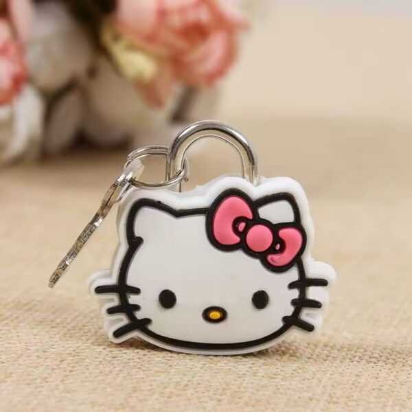 Cadeado Fofo Emborrachado Hello Kitty - UND