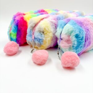 Estojo Color Pelúcia C/ Pompom