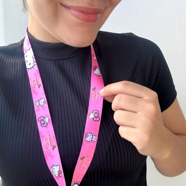 Cordão Estampado Hello Kitty - 3 Und