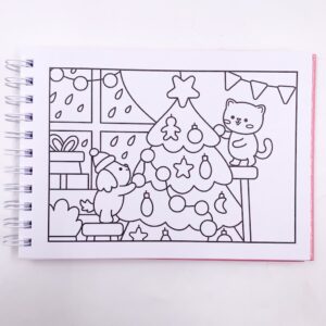 Livro de Colorir Comfy and Cozy Pink Capa Dura - CIRANDA - UND