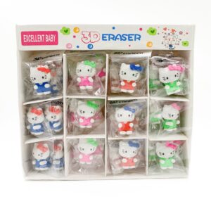 Borracha Fofa 3D Hello Kitty - CX 48 UND