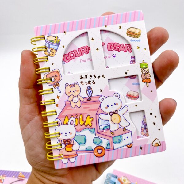 Mini Caderno A6 Gourmet Bear - UND
