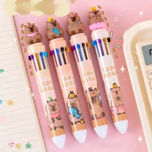 Caneta 10 Cores CAPIVARA Cute - UND