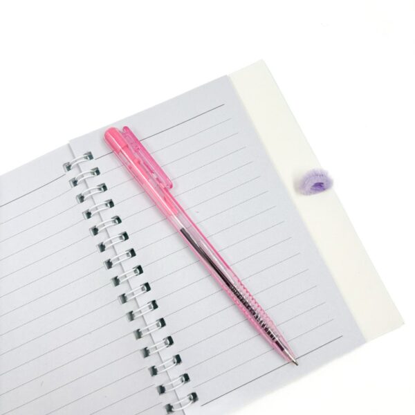 Mini Caderno Espiral Borboleta c/ Caneta
