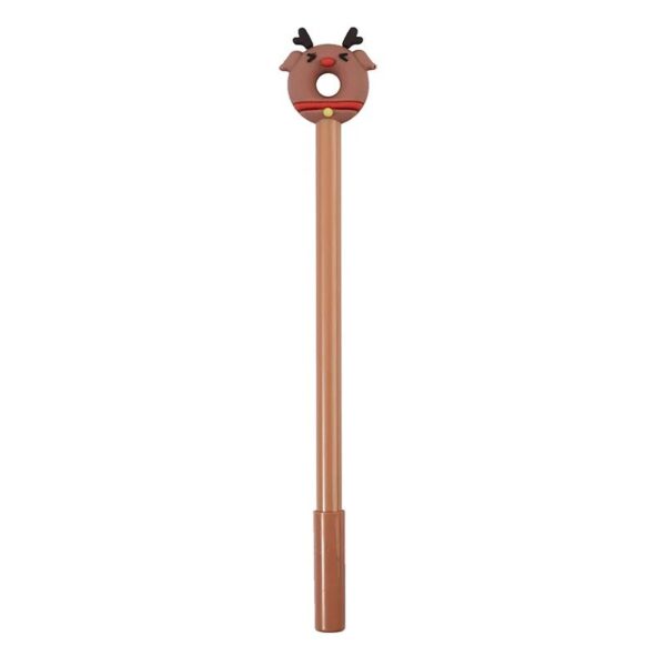 Caneta Fofa Donuts Natal - Kit 6 Und