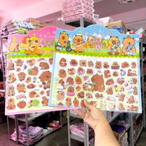 Cartela de Adesivos 3D EXTRA G Capivara