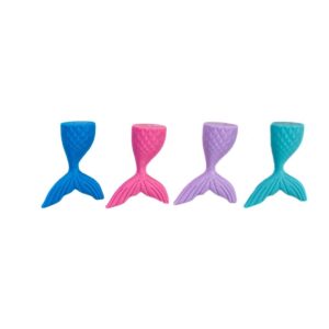 Kit Borracha Sereia 4 Cores FOFY - BLISTER
