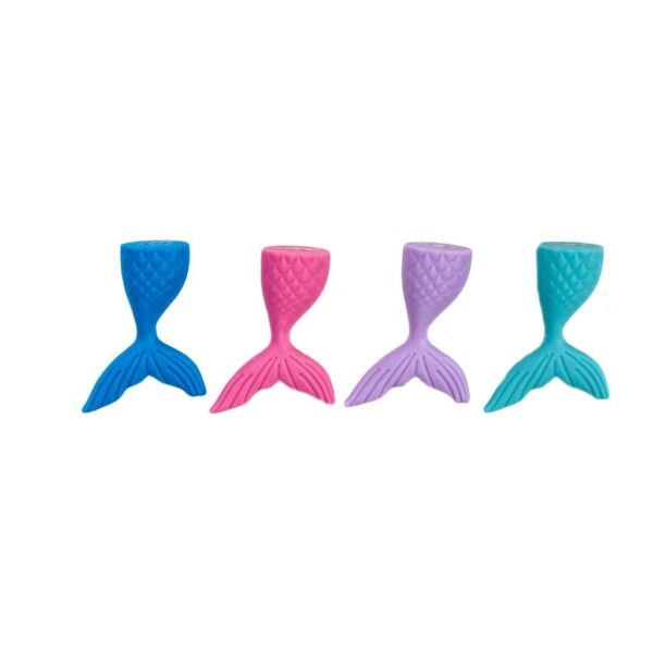 Kit Borracha Sereia 4 Cores FOFY - BLISTER