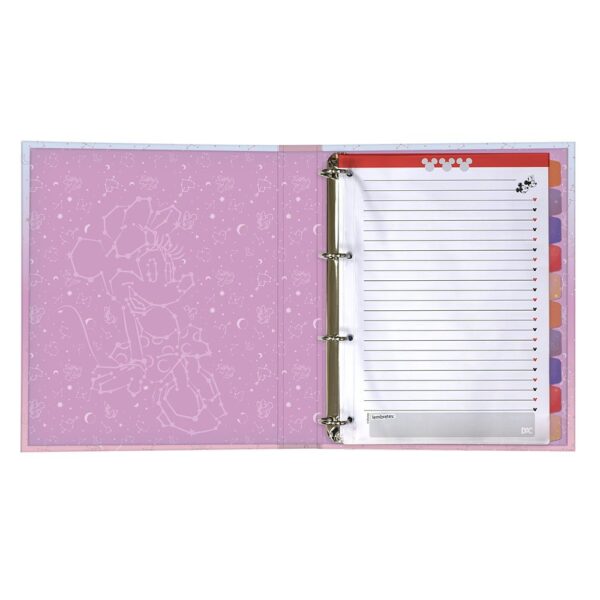 Fichário Universitário Disney Minnie com elástico DAC