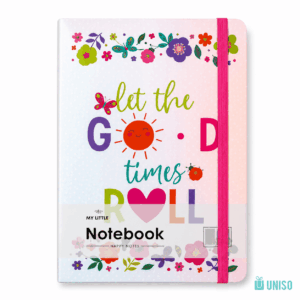 Caderno A6 Pautado Happy Day c/ Elástico 10,5x14,5cm 96 fls - UNISO - UND