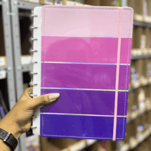 Caderno de Disco A4 PANTONE Rosa Lilás 29,5x21,5cm 11 Discos 80 Fls - IMPORTADO - UND