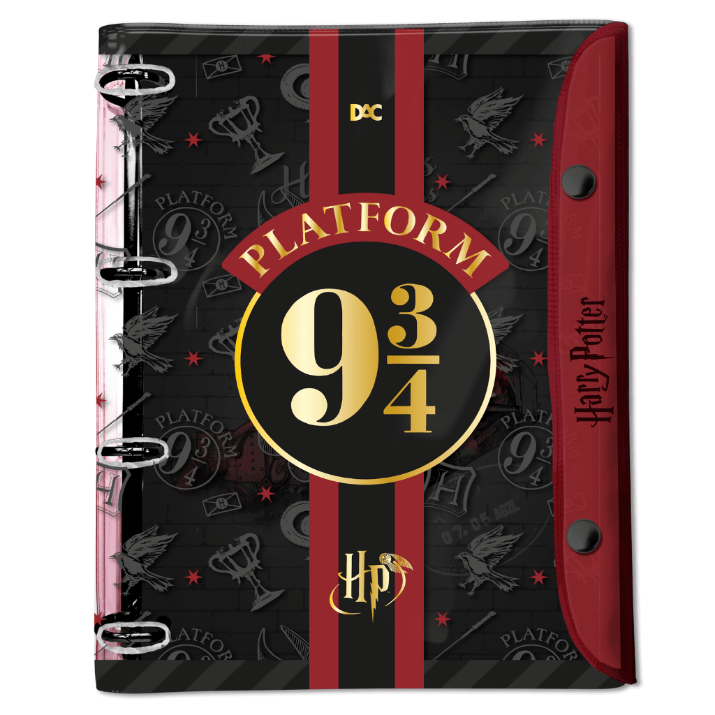 Fichário Universitário PVC Cristal 10 Divisórias Harry Potter 192 fls - DAC