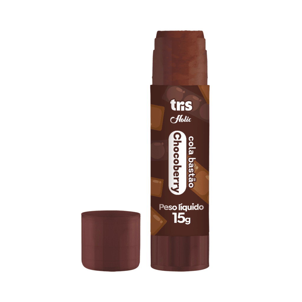 Cola Bastão Chocoberry Holic Docinhos c/ Cheirinho - TRIS - UND