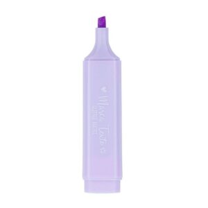 Marca Texto Pastel Glitter 4 Cores Ponta Chanfrada BRW