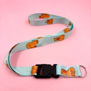 Cordão Estampado c/ Encaixe Plástico Capivara - Kit 3 Und